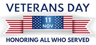 Veteran's Honored November 11th