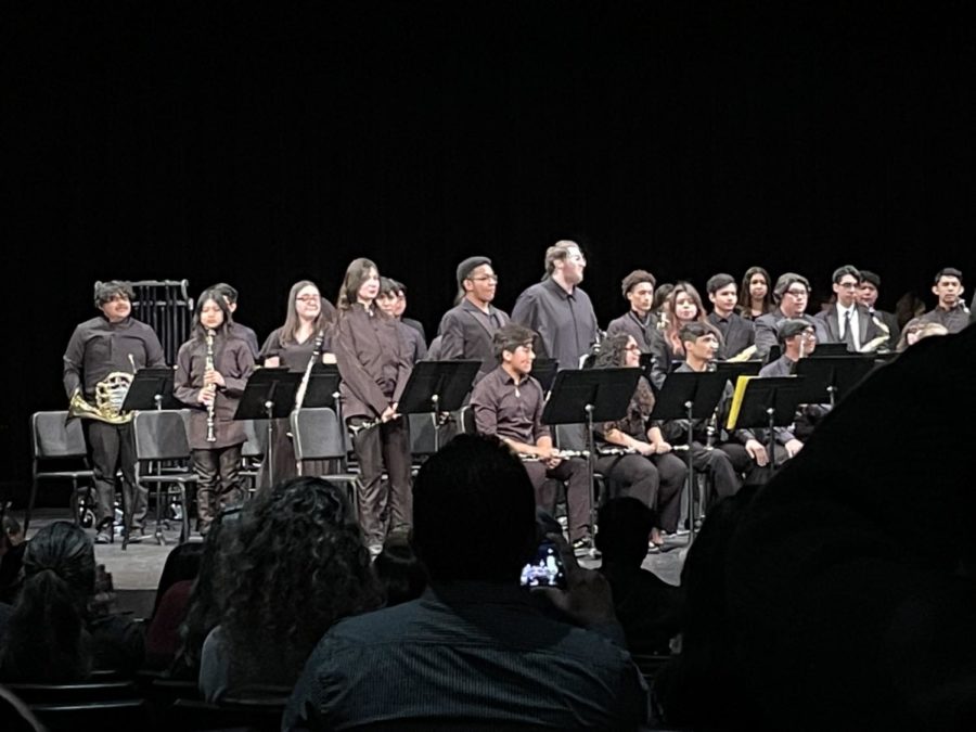 Honor Band students delight the audience during a recent performance at Valley High School.